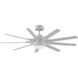 Odyn Custom Matte White Fan Motor, Blades Sold Separately