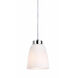 Colleen 1 Light 5 inch Polished Chrome Pendant Ceiling Light