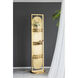 Full 78.7 X 18.1 inch Gold Mirror
