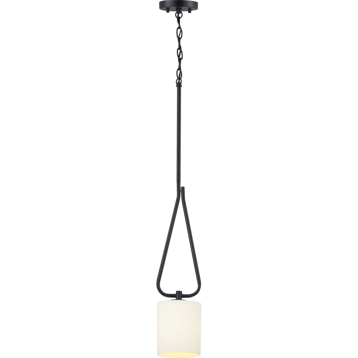 Tobin 1 Light 5.75 inch Matte Black Mini-Pendant Ceiling Light