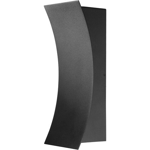 Landrum LED 12 inch Black Outdoor Wall Sconce
