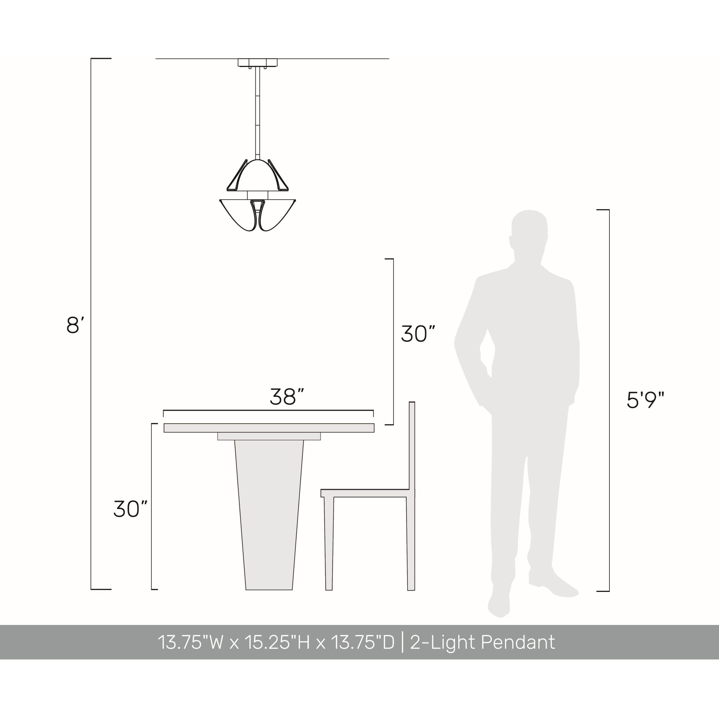 Glacier Pendant Ceiling Light