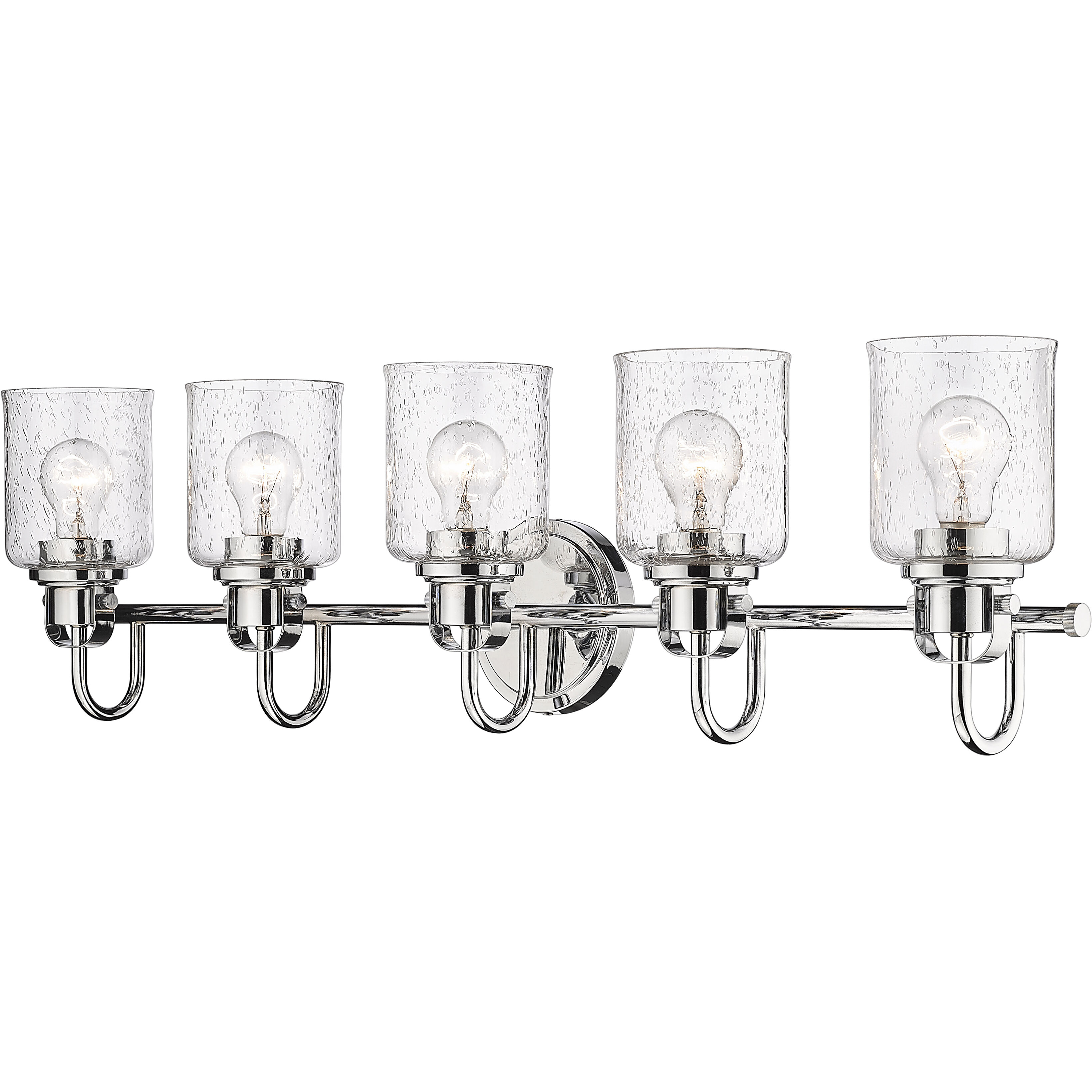 Kinsley 5 Light 35 inch Chrome Bath Vanity Wall Light