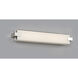 Bliss LED 22 inch Polished Nickel Bath Vanity & Wall Light in 2700K, dweLED