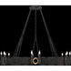 Mirage 12 Light 49.75 inch Black Chandelier Ceiling Light