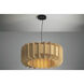 Clarissa 1 Light 29.1 inch Black Pendant Ceiling Light in Ash/Ash, 29 in, WEP Collection