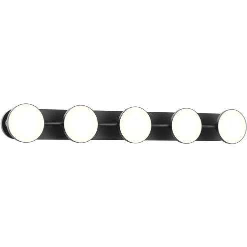 Novel LED 37 inch Black Bath Vanity Light Wall Light