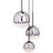 Callisto 3 Light 17.25 inch Black Pendant Ceiling Light