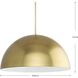 Perimeter 1 Light 23.62 inch Brushed Gold Pendant Ceiling Light