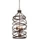 Eternity 4 Light 17 inch Etruscan Bronze Foyer Ceiling Light