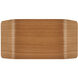 Zen LED 10.6 inch Oak ADA Wall Sconce Wall Light