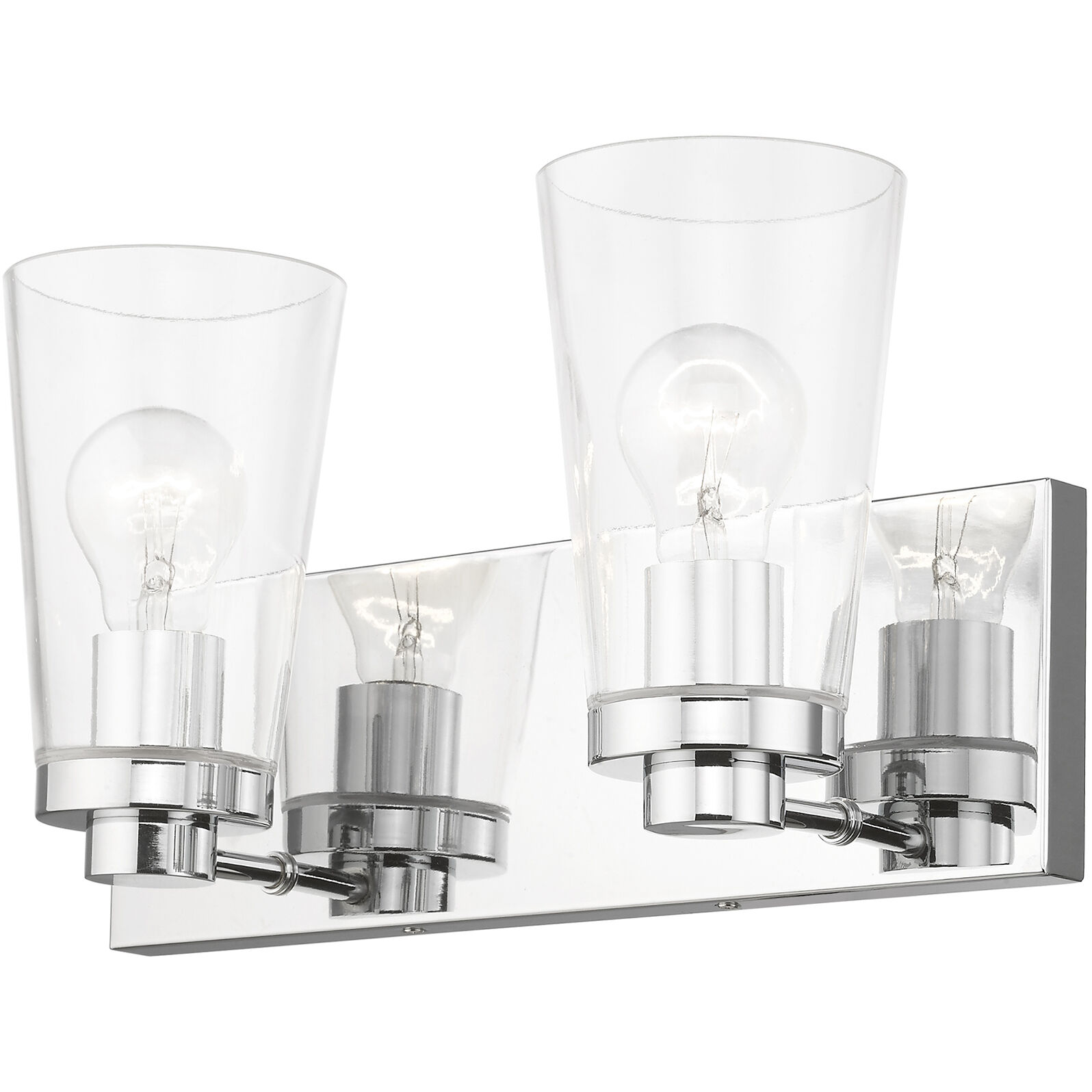 Cityview 2 Light 14 inch Polished Chrome Vanity Sconce Wall Light