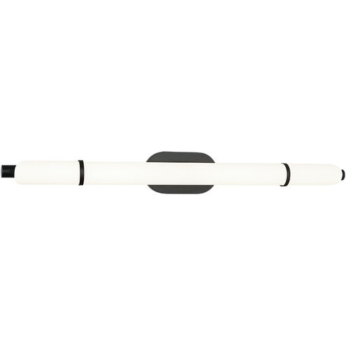 Finnegan LED 36 inch Black Bath Vanity Light Wall Light