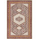 Zahra 36 X 24 inch Ivory, Burnt Orange, Burgundy Rug