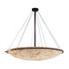 Alabaster Rocks LED 63 inch Dark Bronze Pendant Ceiling Light in 9000 Lm LED, Bowl