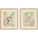 Boho Jungle Cat Brown and Green and Beige Framed Art, Propac