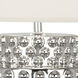 Small Dolly 21.38 inch 150 watt Nickel Metallic Accent Lamp Portable Light in Fondine