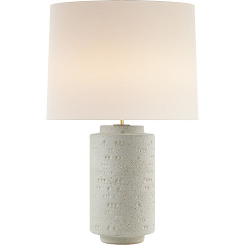 AERIN Darina 31 inch 100 watt Volcanic Ivory Table Lamp Portable Light, Large