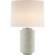 AERIN Darina 31 inch 100 watt Volcanic Ivory Table Lamp Portable Light, Large