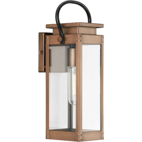 Union Square 1 Light 15.87 inch Antique Copper Wall Lantern, Design Series