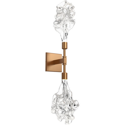 Blossom LED 5.6 inch Novel Brass Indoor Sconce Wall Light in 2700K LED, Double