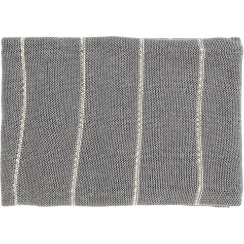 Torsten 60 X 50 inch Slate Throw, Rectangle