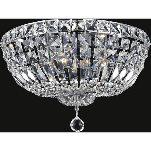 Stefania 6 Light 18 inch Chrome Bowl Flush Mount Ceiling Light