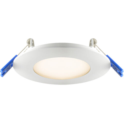 7000 Series White Recessed Panel Light, Round