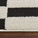 Optika 130 X 94 inch Black/White Rug in 8 x 11