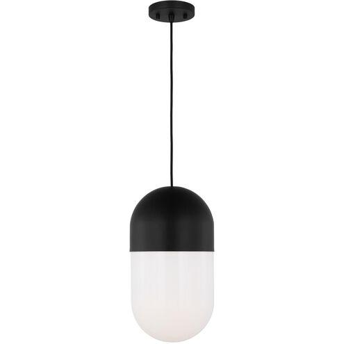 Drew & Jonathan Scott Foster 1 Light 8 inch Midnight Black Pendant Ceiling Light