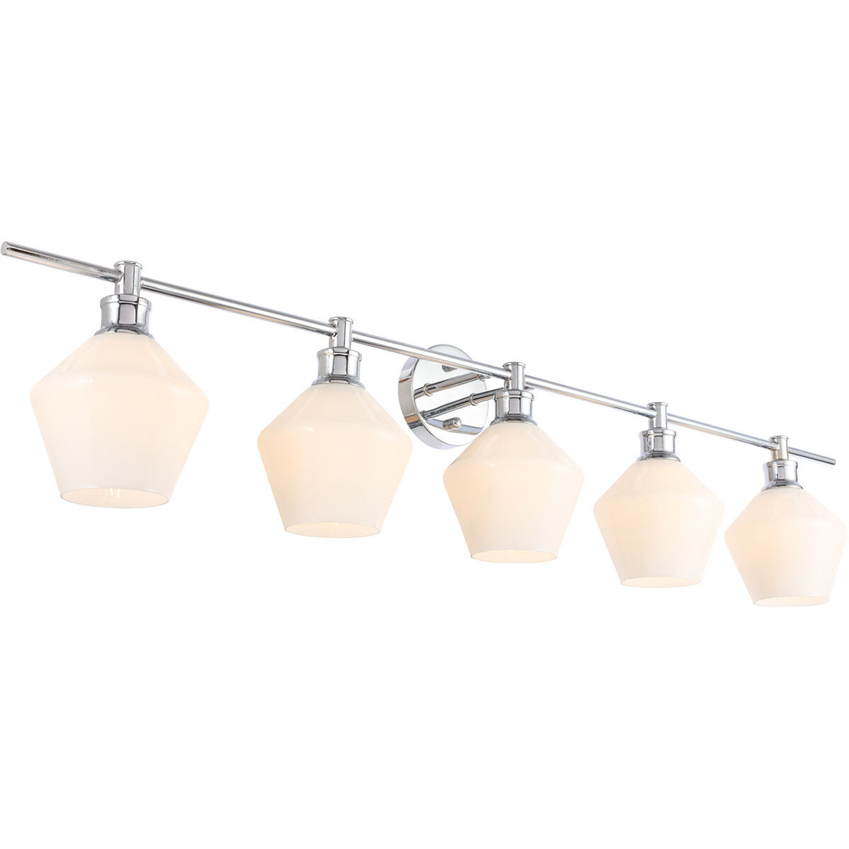 Gene 5 Light 47 inch Chrome Wall sconce Wall Light