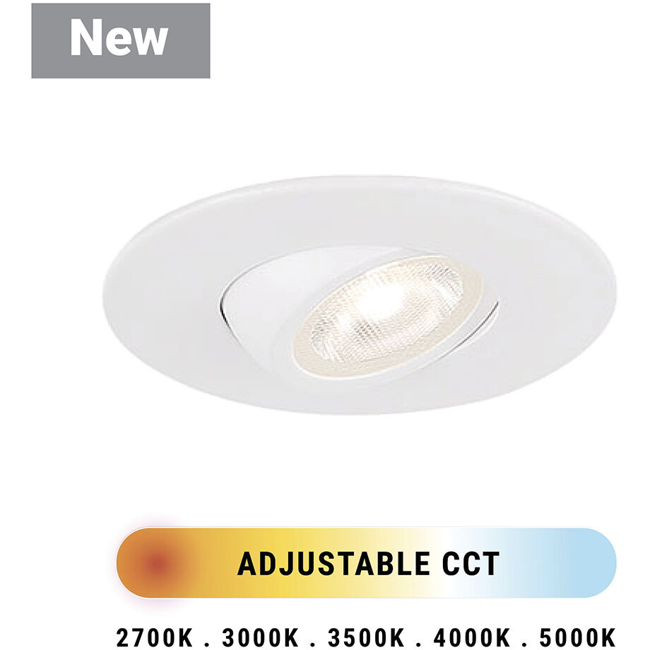 Midway LED White Recessed Fixture