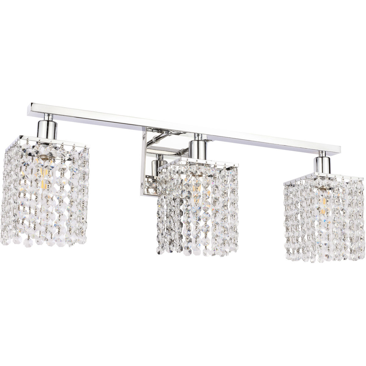 Phineas 3 Light 24 inch Chrome Wall sconce Wall Light