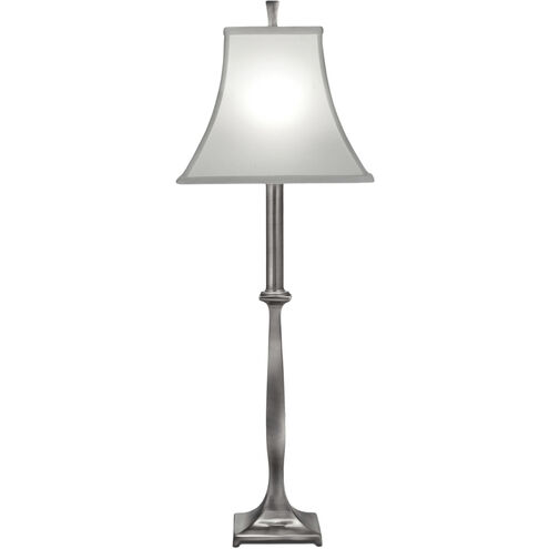 Ellie 29 inch 150 watt Antique Nickel Buffet Lamp Portable Light, Square