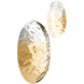 Ripple Silver and Gold Wall Decor, Small