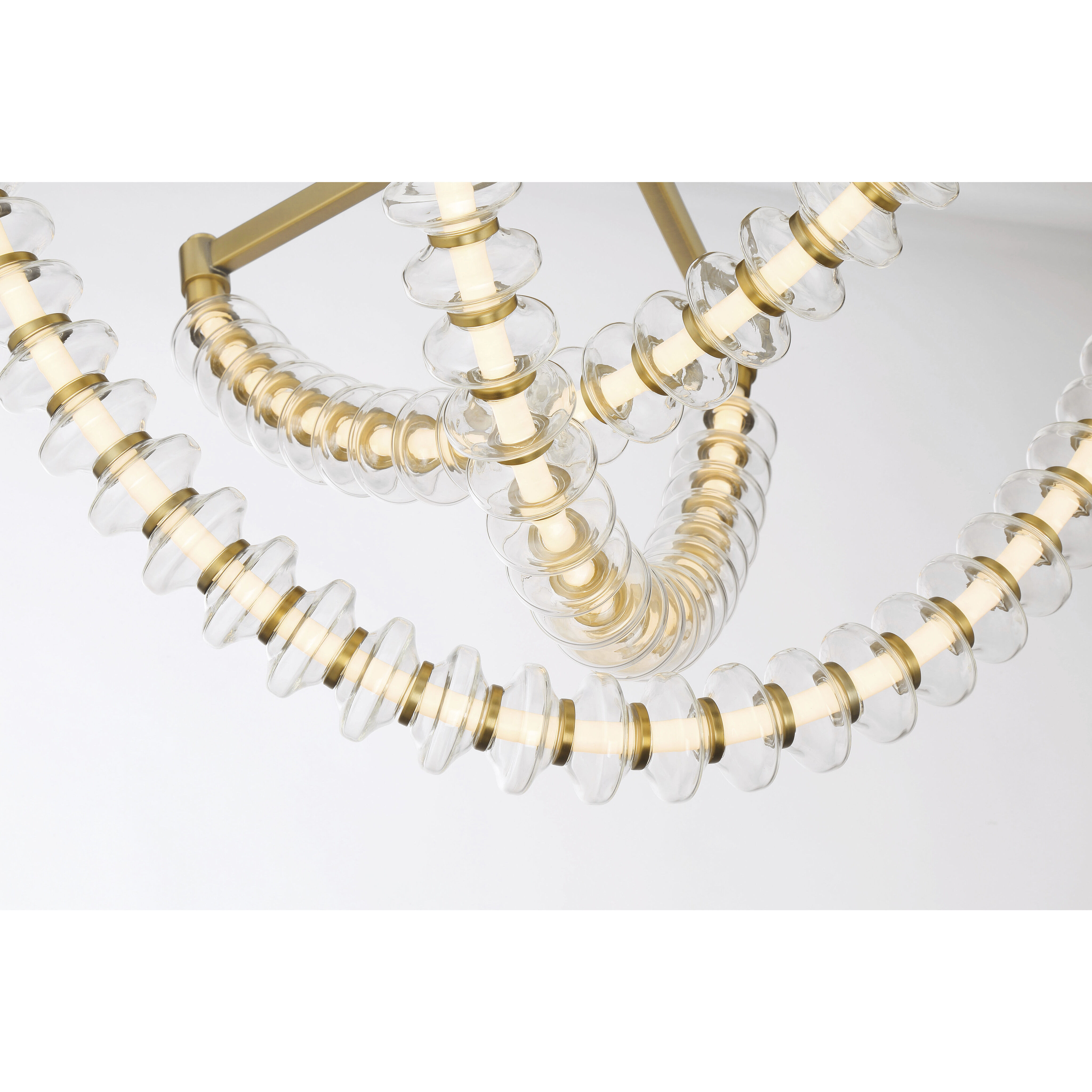 Pearl LED 28 inch Legacy Brass Flush Mount Ceiling Light