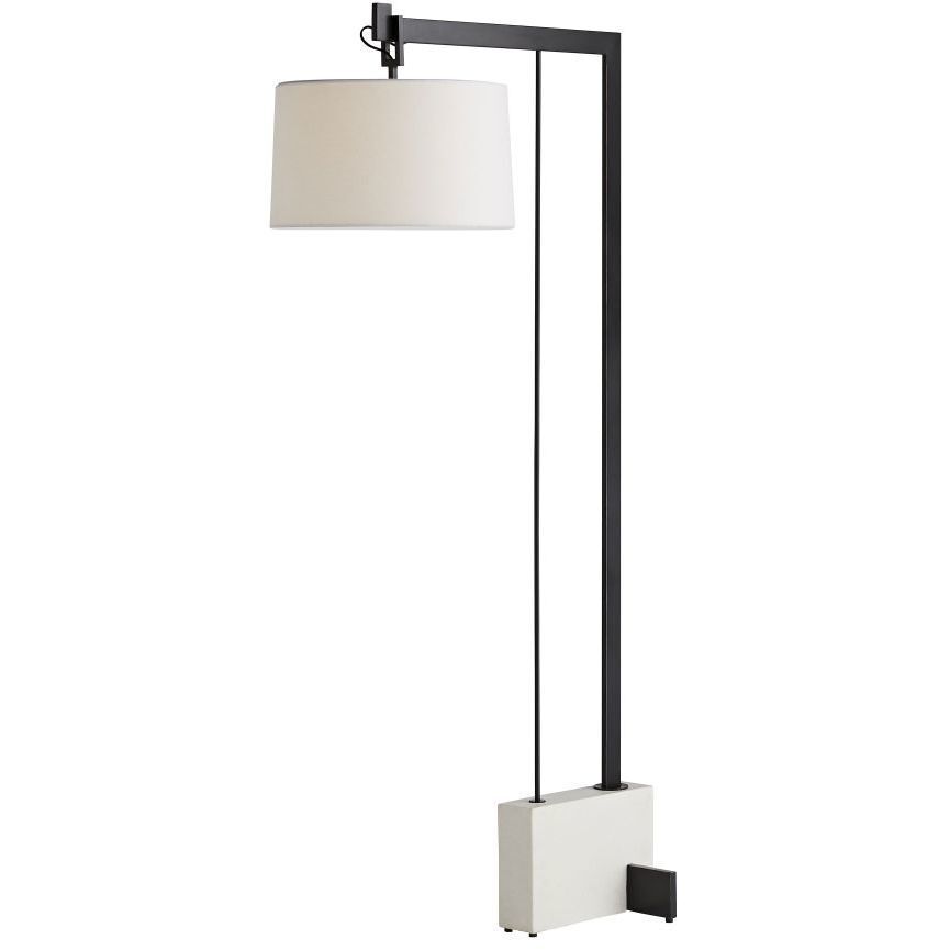 Piloti Faux Marble Floor Lamp Portable Light