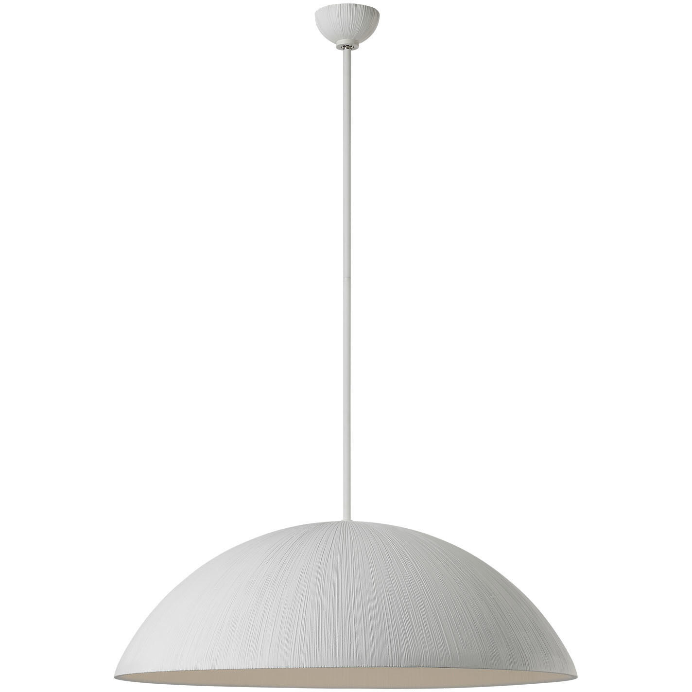 Kelly Wearstler Utopia LED 30 inch Plaster White Sculpted Pendant Ceiling Light
