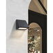 Corwin Family 1 Light 4.5 inch Matte Black Outdoor Wall Sconce in 4" D x 4.5" W x 4.5" H, EVOLV