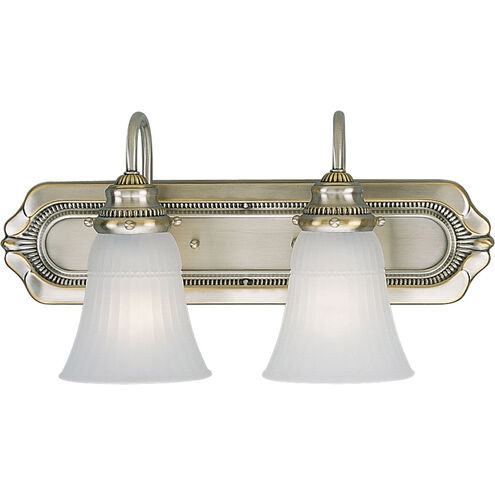 Huntington 2 Light 18 inch Colonial Silver Bath Vanity Wall Light