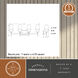 Warren LED 30 inch Matte Black and Brushed Brass Bathroom Light Wall Light in 4