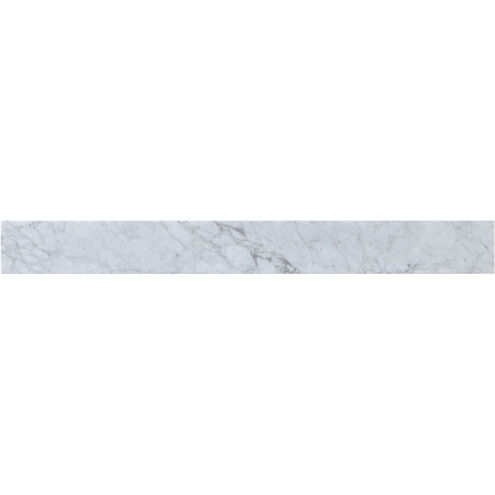 Backsplash 36 X 1 X 4 inch Carrara White Bathroom Vanity Backsplash