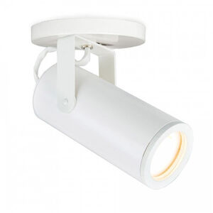Silo LED 5 inch White Flush Mount Ceiling Light in 3500K, Monopoint