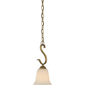 Dillard 1 Light 6 inch Natural Brass Mini Pendant Ceiling Light