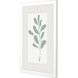 Florals Collection Block Profile Matted White Framed Art