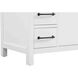 Nathan 42 X 34 inch White Bathroom Vanity Cabinet