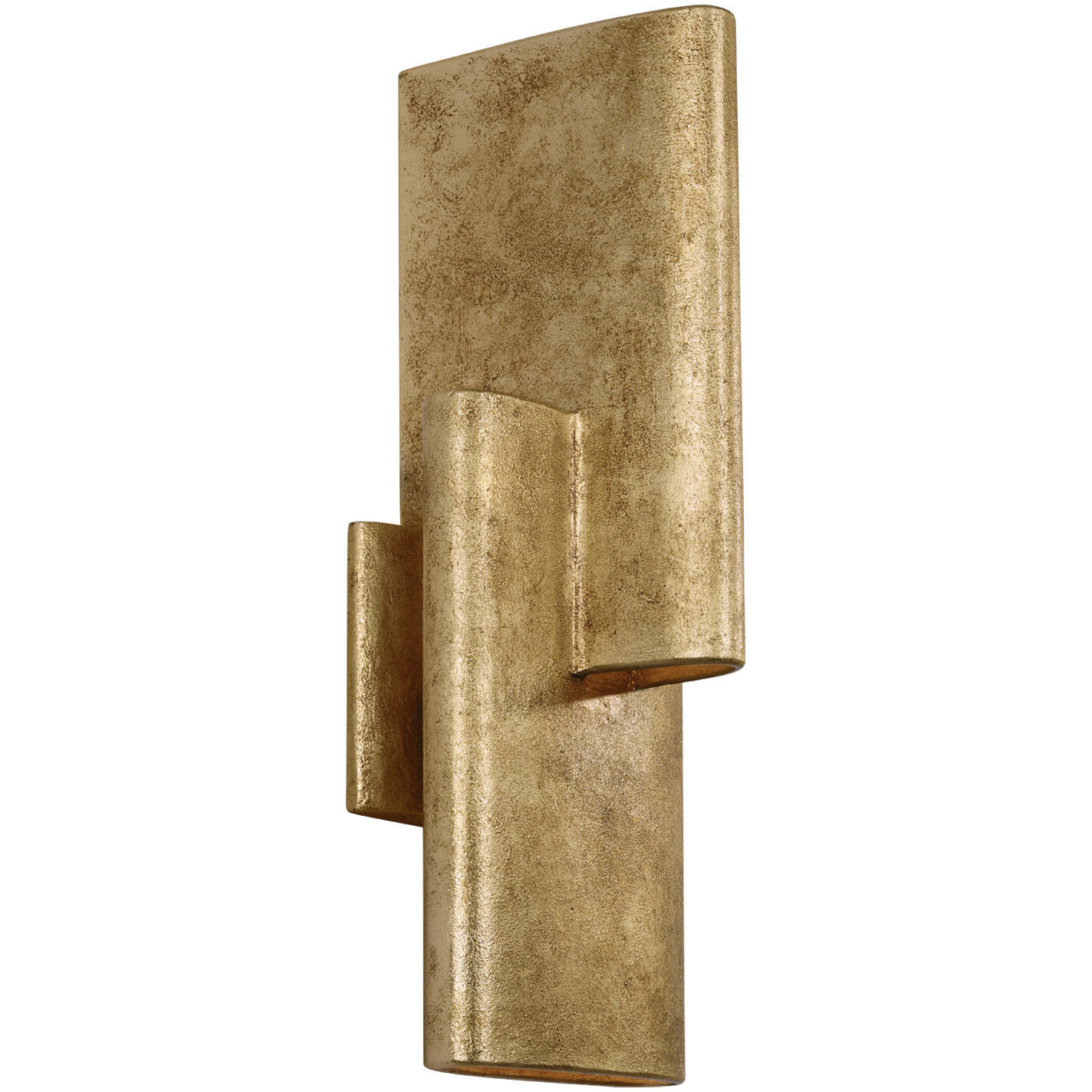 Kelly Wearstler Lotura LED 6 inch Museum Gild Intersecting Sconce Wall Light