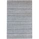 Devan 16 X 16 inch Blue with Ivory Rug, 16x16