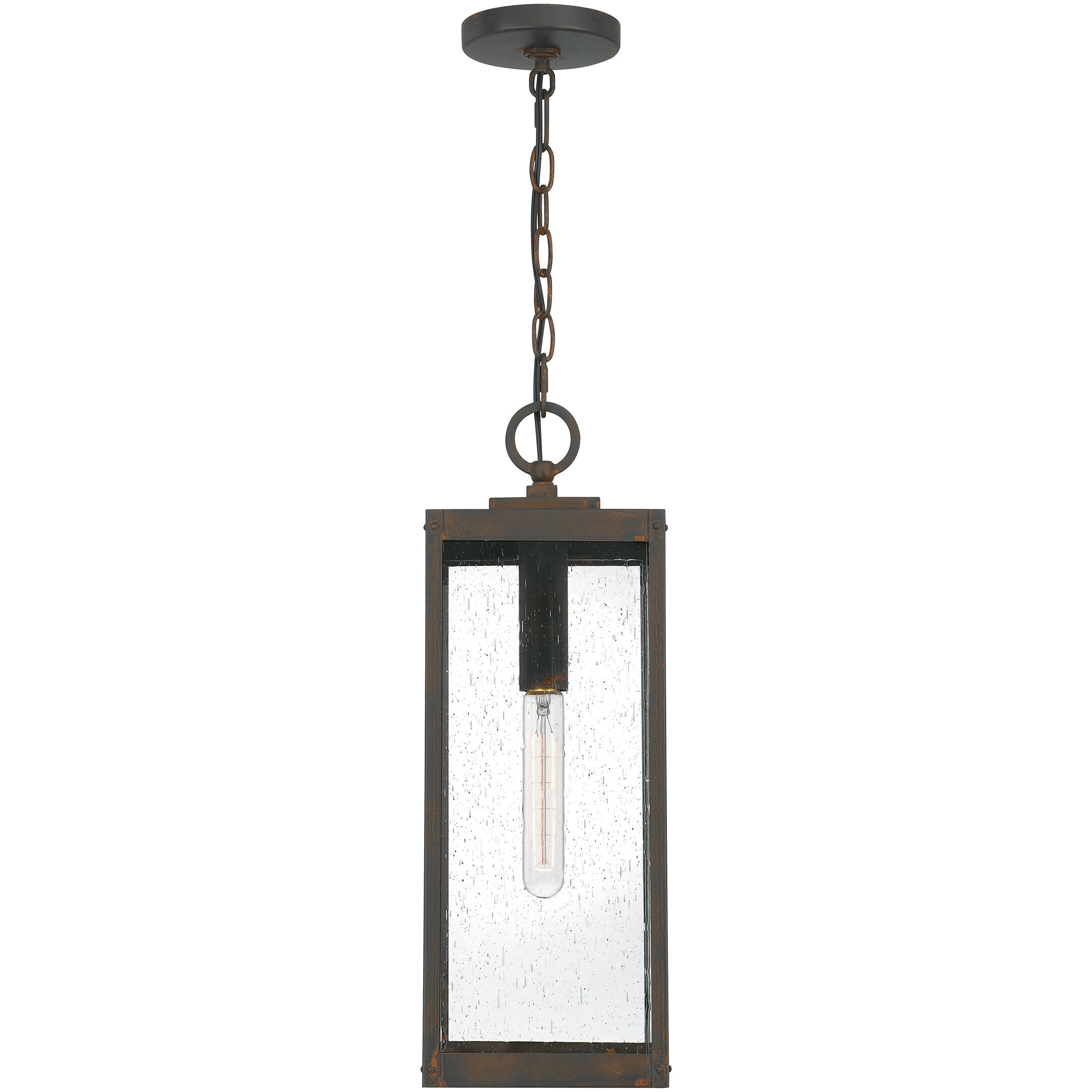 Westover 1 Light 7 inch Industrial Bronze Mini Pendant Ceiling Light, Small