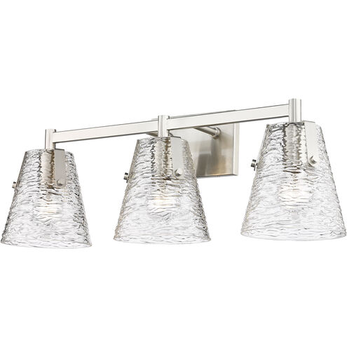 Analia 3 Light 26.25 inch Brushed Nickel Vanity Wall Light